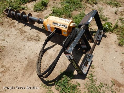 belltec auger for skid steer|used belltec post hole digger.